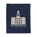 Murfreesboro Rutherford County Courthouse Blanket (Navy)