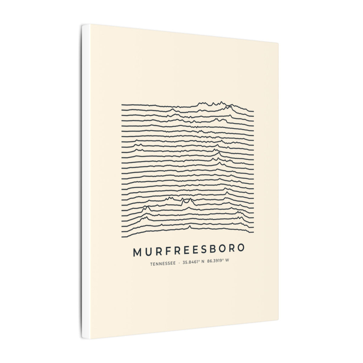 Murfreesboro Ridgeline Canvas Print