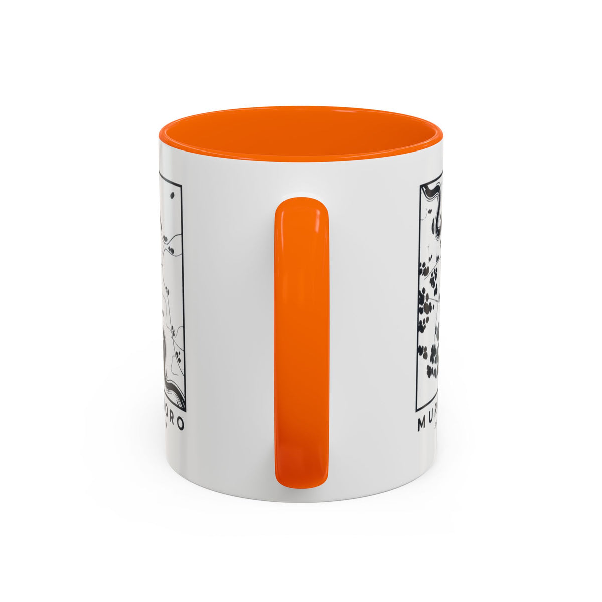 Murfreesboro Topo Map Accent Mug