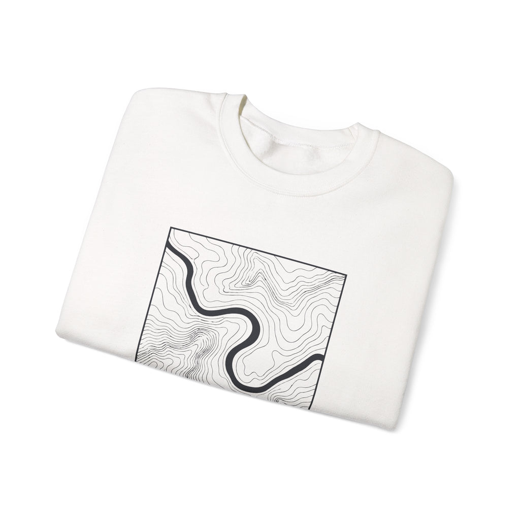 Chattanooga Topo Map Crewneck Sweatshirt