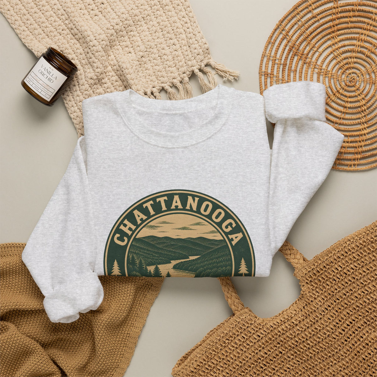 Chattanooga Park Badge Crewneck Sweatshirt