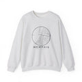 Memphis Street Map Crewneck Sweatshirt