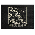 Murfreesboro Topo Map Puzzle (Black)