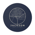 Jackson Street Map Sticker (Navy)