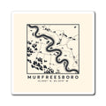 Murfreesboro Topo Map Magnet
