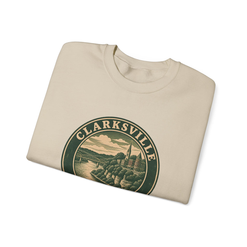 Clarksville Park Badge Crewneck Sweatshirt