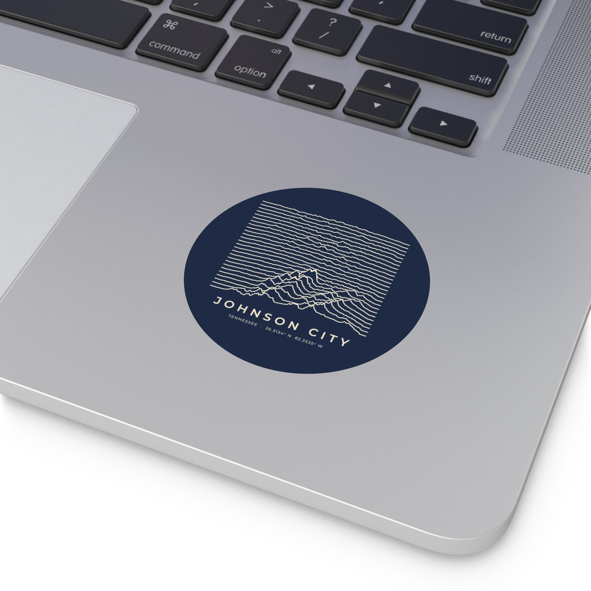 Johnson City Ridgeline Sticker (Navy)