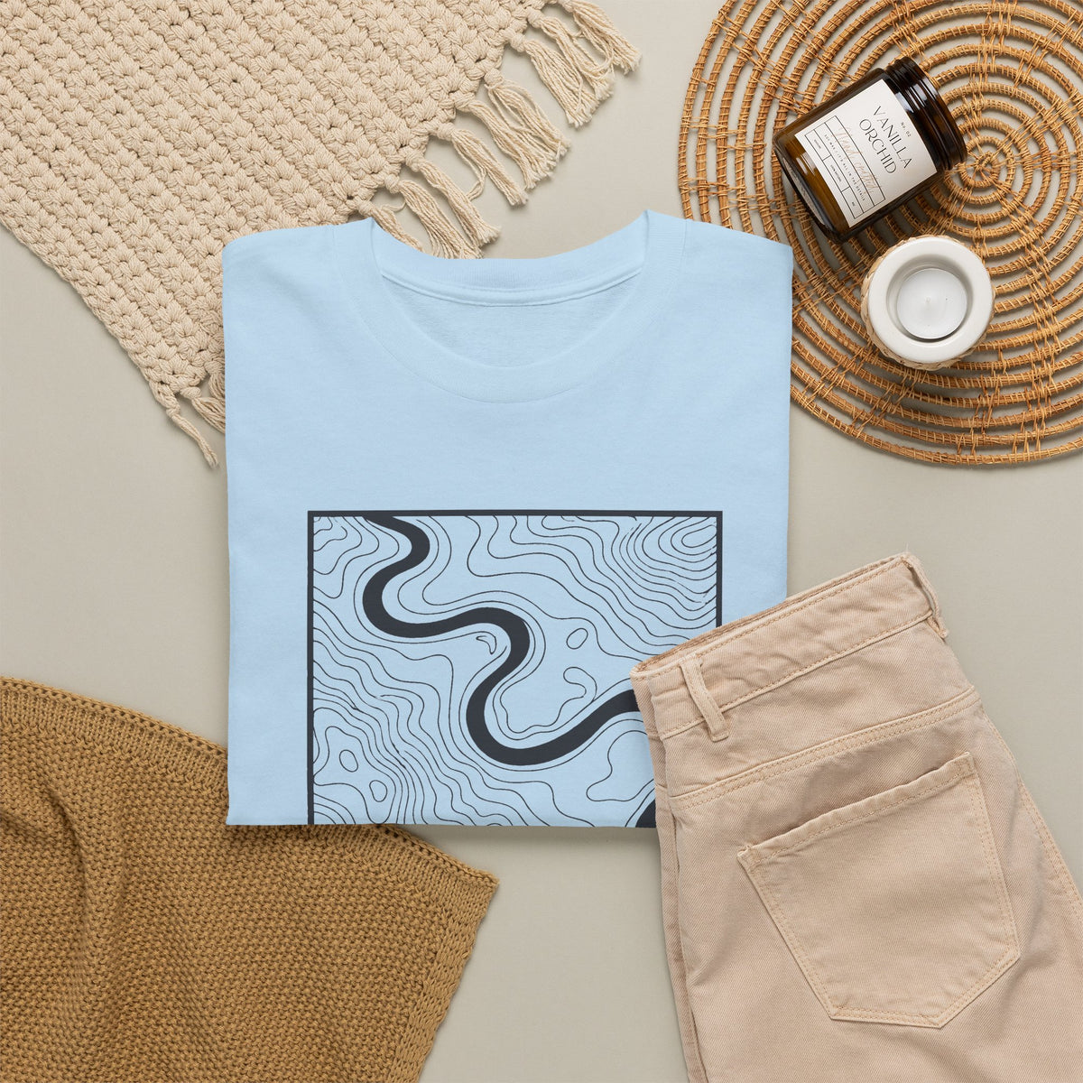 Jackson Topo Map T-Shirt