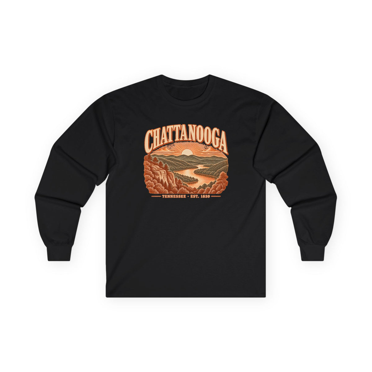 Chattanooga Engraved Valley Long Sleeve T-Shirt