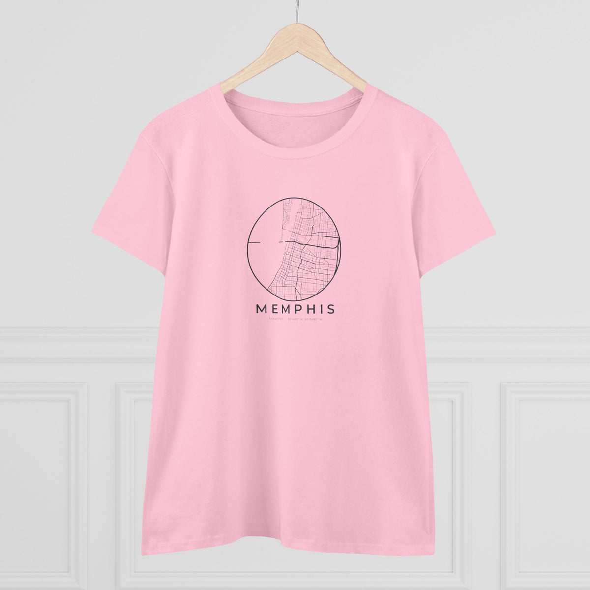 Memphis Street Map Women's T-Shirt