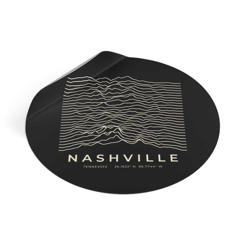Nashville Ridgeline Sticker (Black)