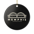 Memphis Hernando de Soto Bridge Ornament (Black)