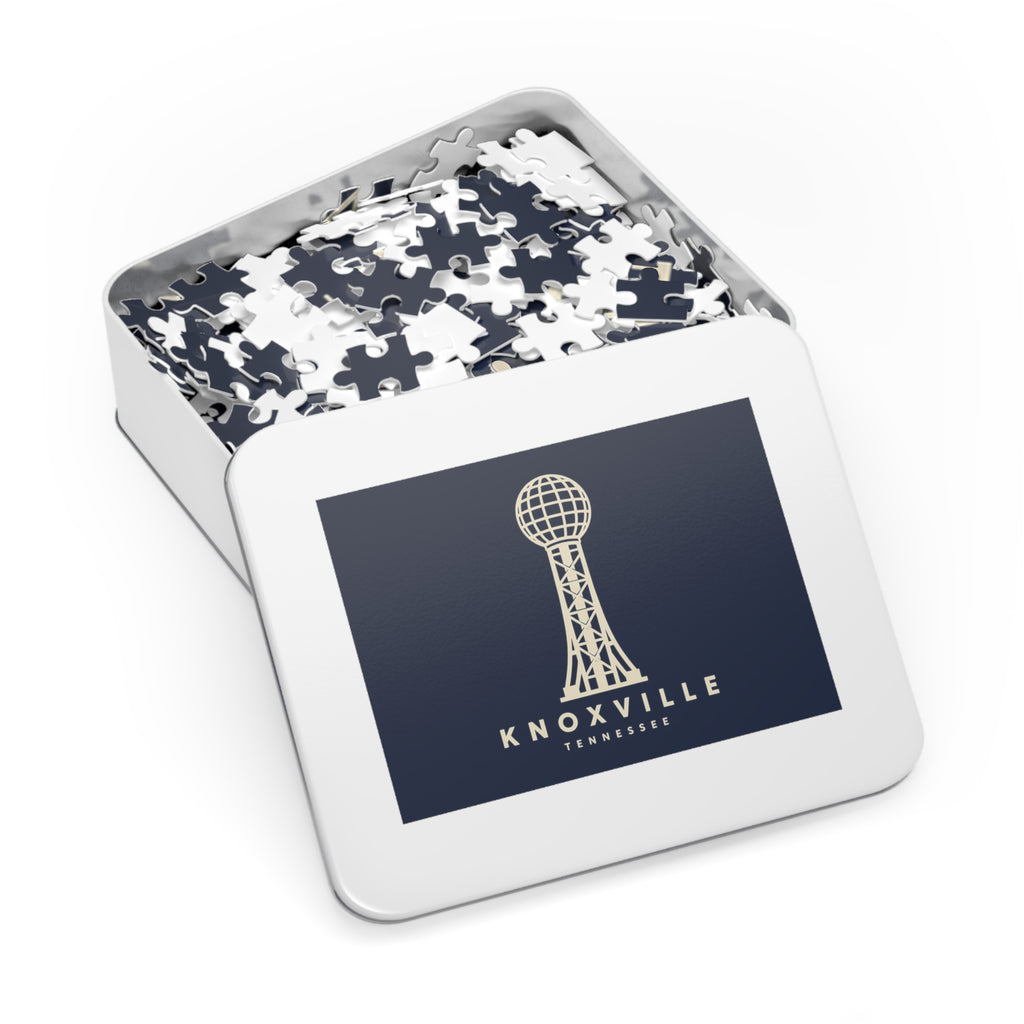Knoxville Sunsphere Puzzle (Navy)