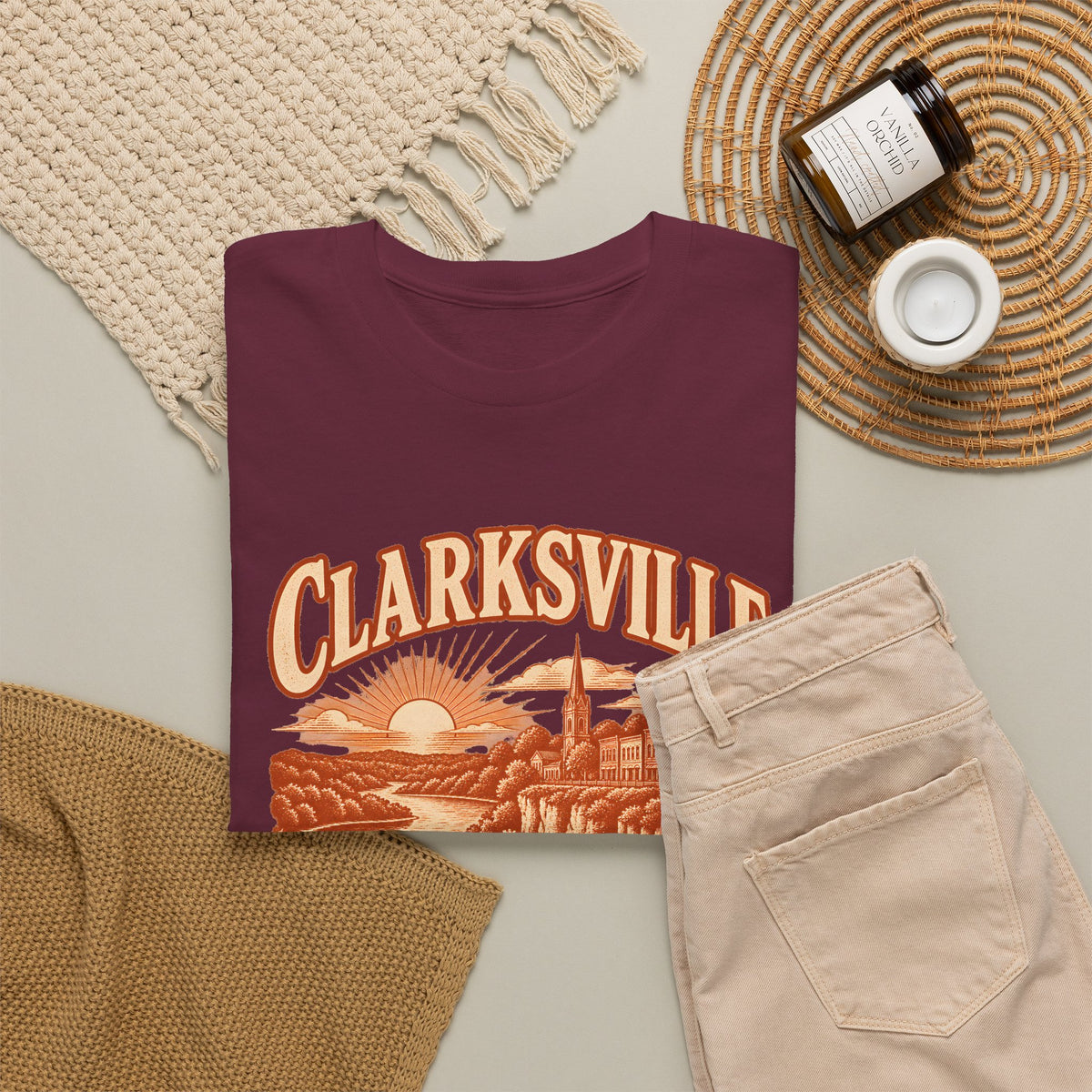 Clarksville Engraved Valley T-Shirt