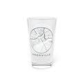 Knoxville Street Map Pint Glass