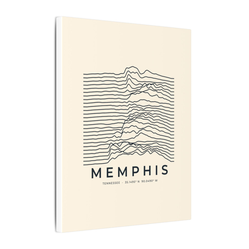 Memphis Ridgeline Canvas Print