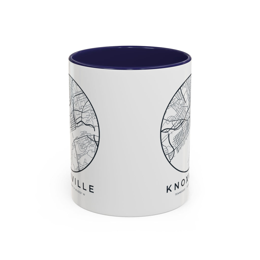 Knoxville Street Map Accent Mug