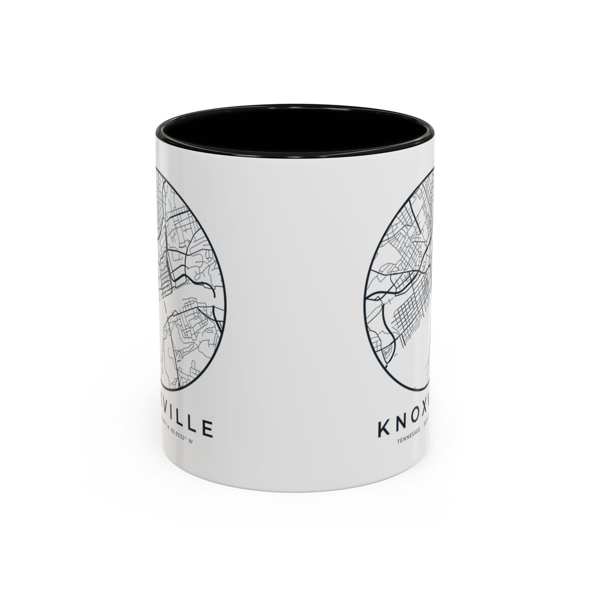 Knoxville Street Map Accent Mug