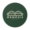 Memphis Hernando de Soto Bridge Sticker (Forest Green)