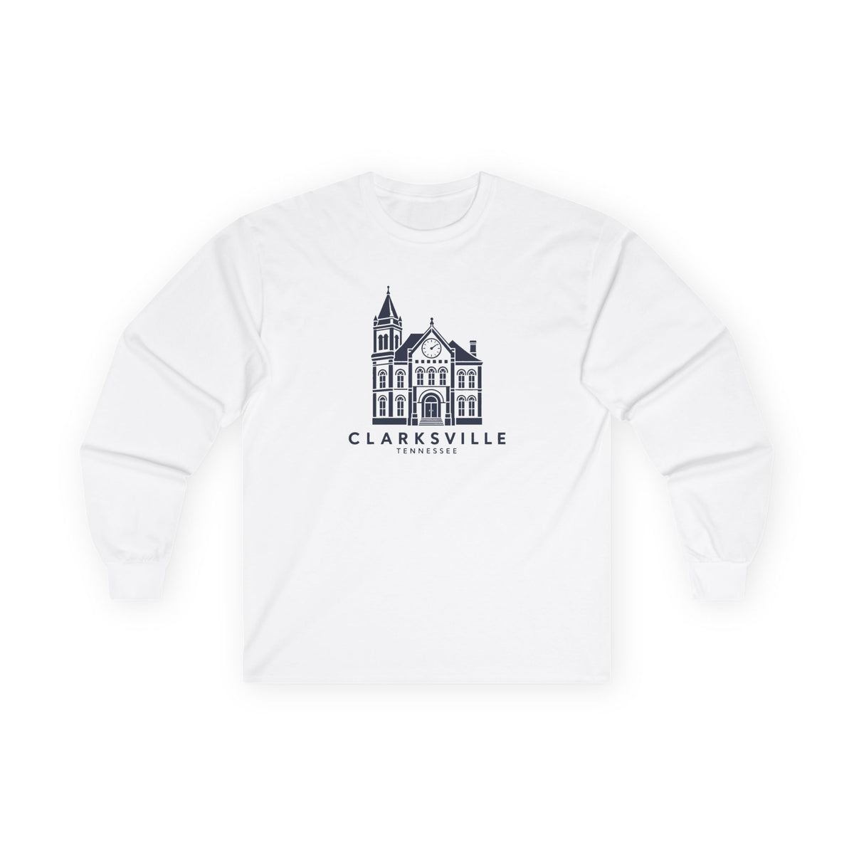 Clarksville Customs House Long Sleeve T-Shirt