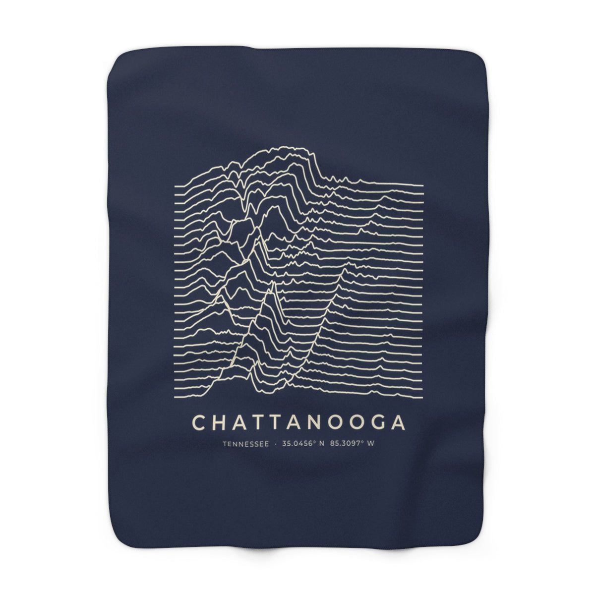 Chattanooga Ridgeline Sherpa Blanket (Navy)