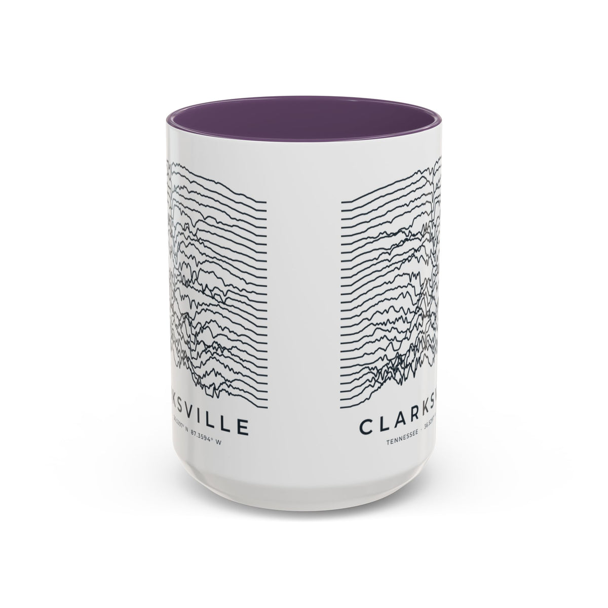 Clarksville Ridgeline Accent Mug