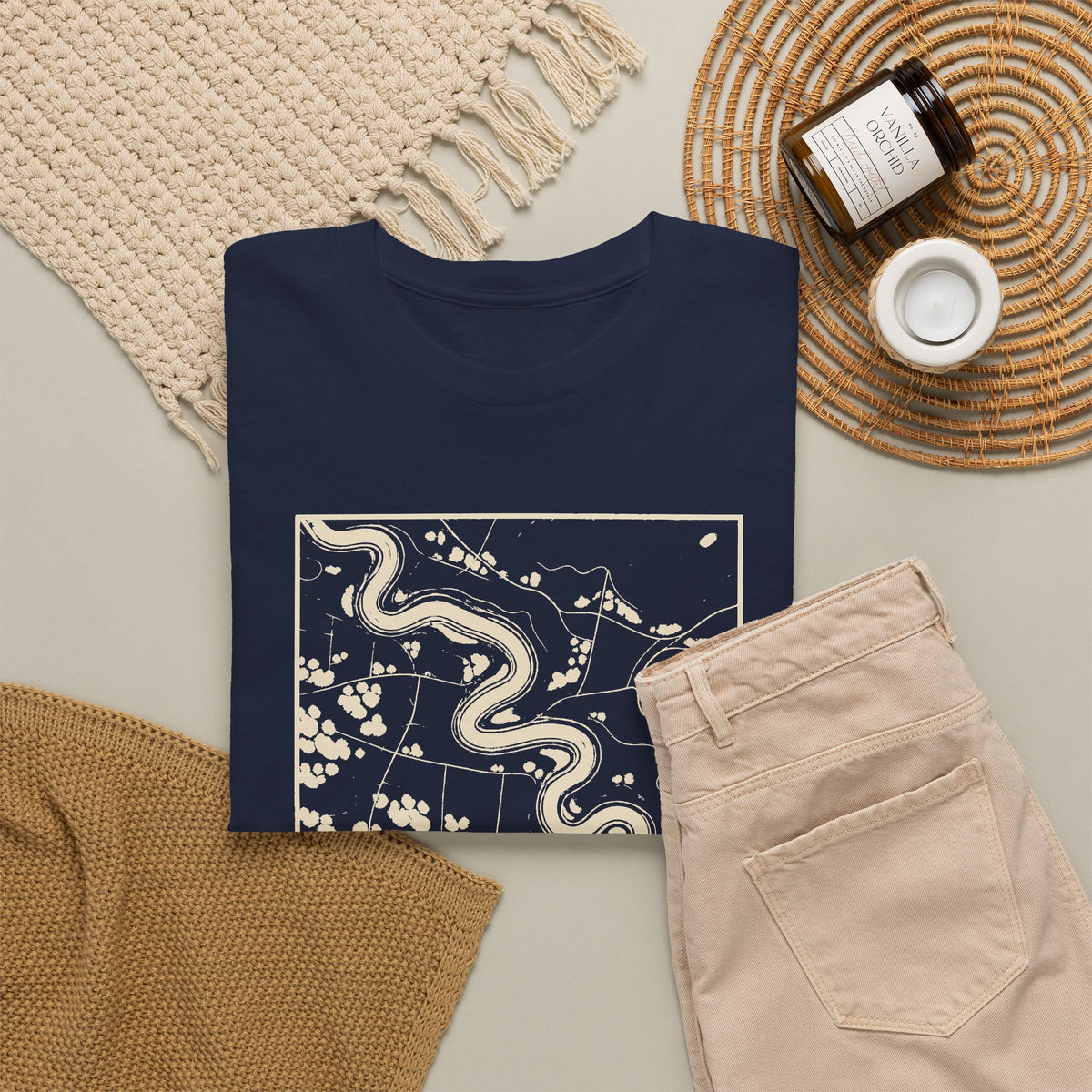 Murfreesboro Topo Map T-Shirt