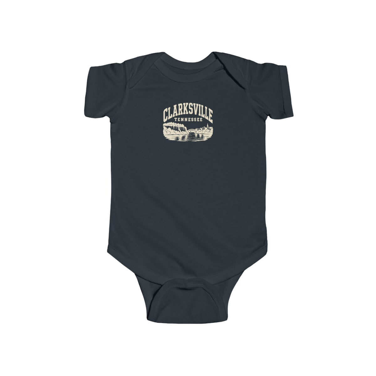 Clarksville Vintage Varsity Baby Bodysuit