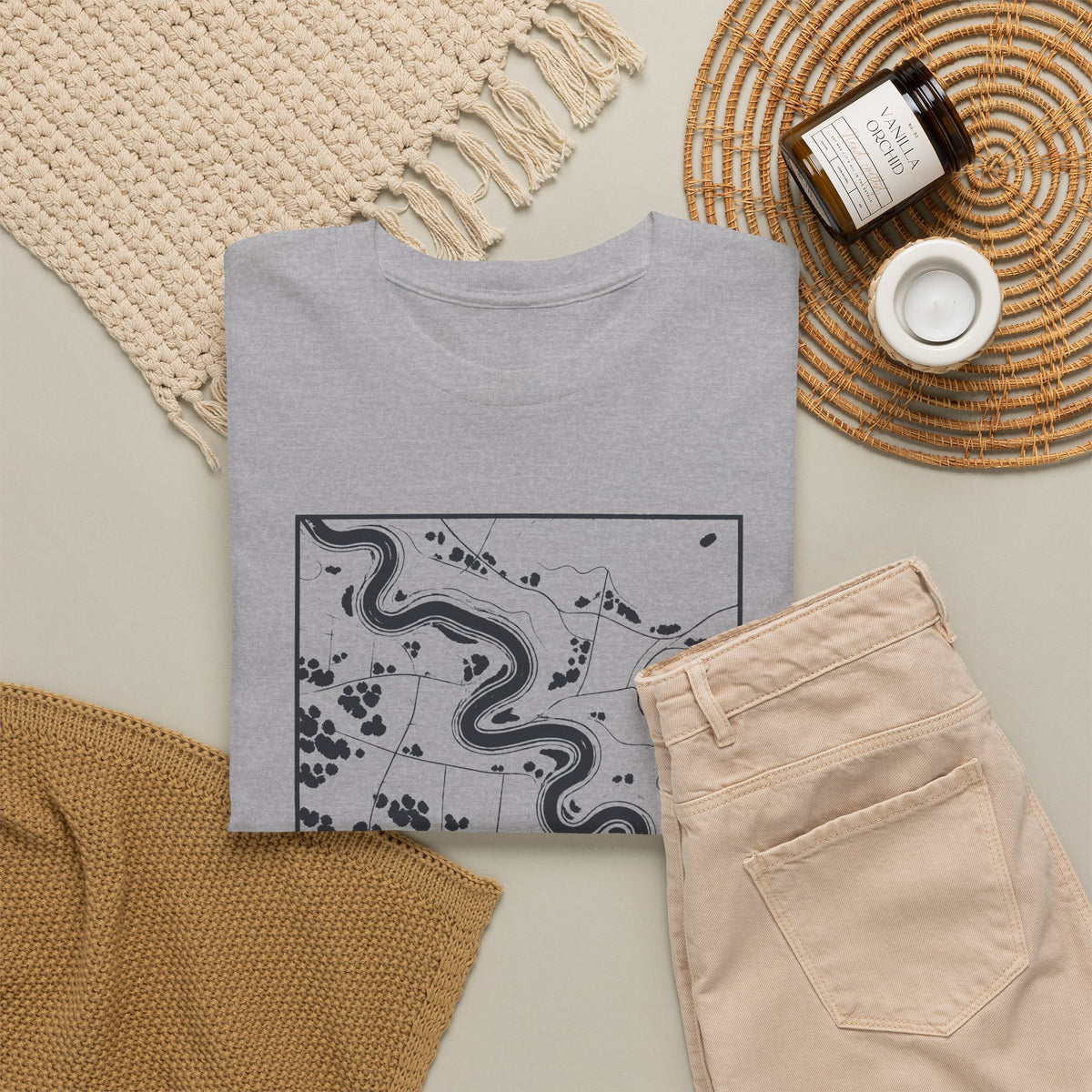 Murfreesboro Topo Map T-Shirt