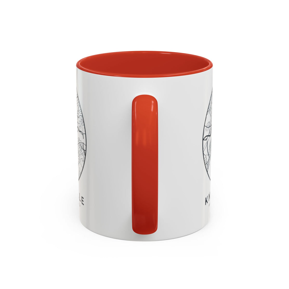 Knoxville Street Map Accent Mug