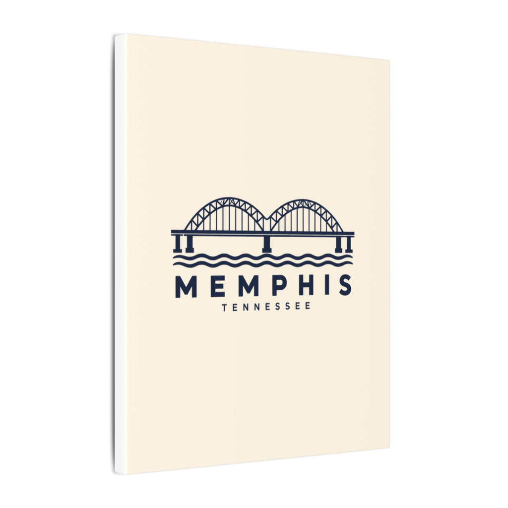 Memphis Hernando de Soto Bridge Canvas Print
