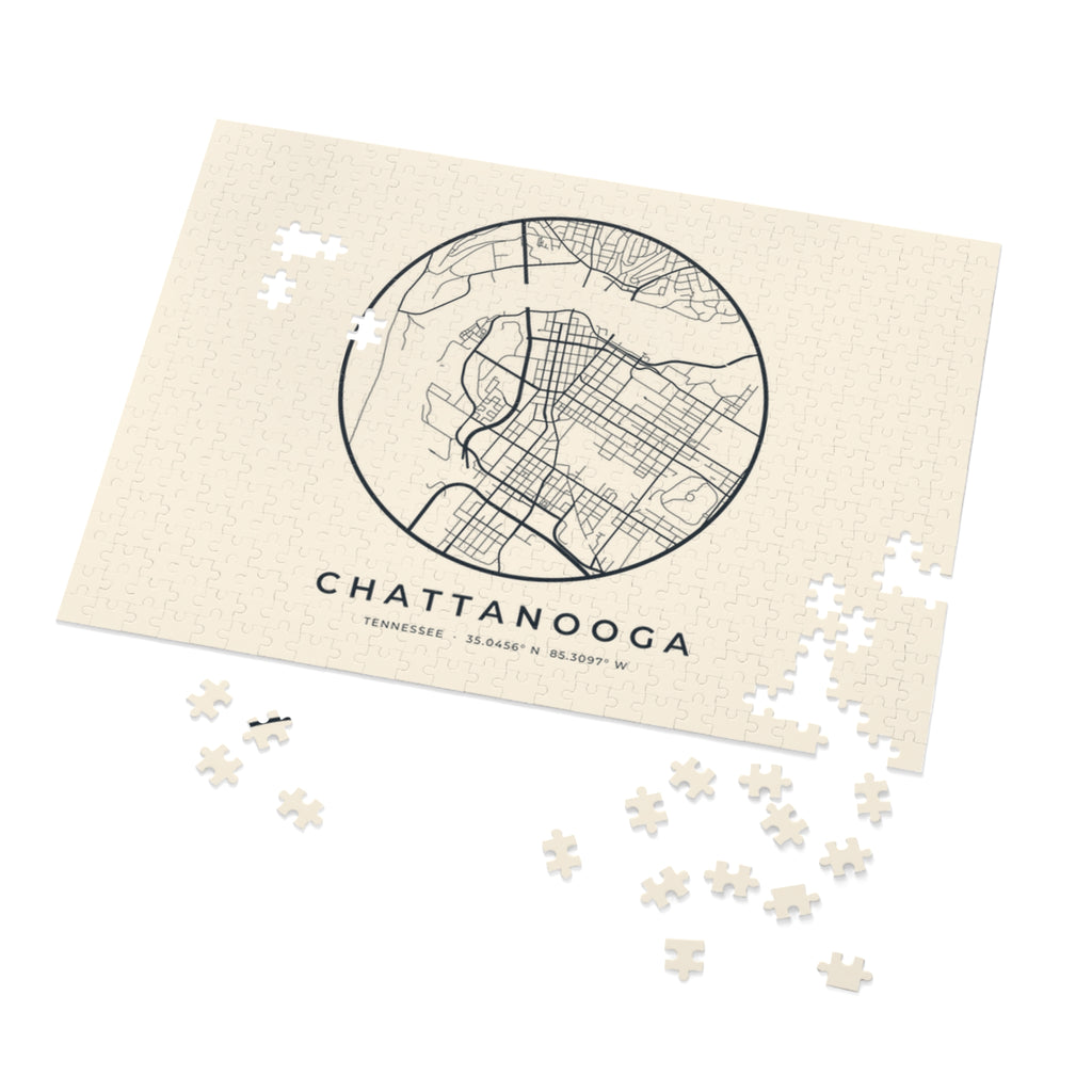 Chattanooga Street Map Puzzle