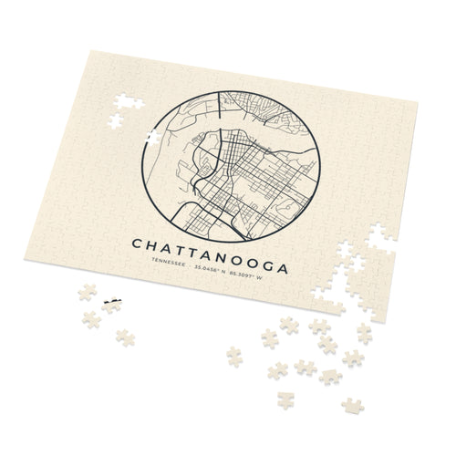 Chattanooga Street Map Puzzle