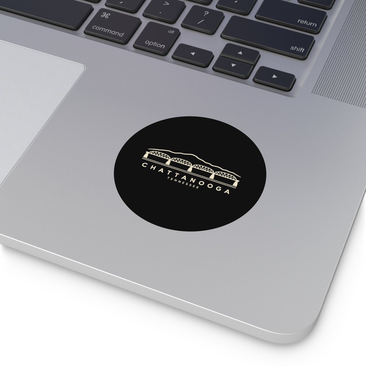 Chattanooga Walnut Street Bridge Sticker (Black)
