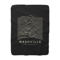 Nashville Ridgeline Sherpa Blanket (Black)