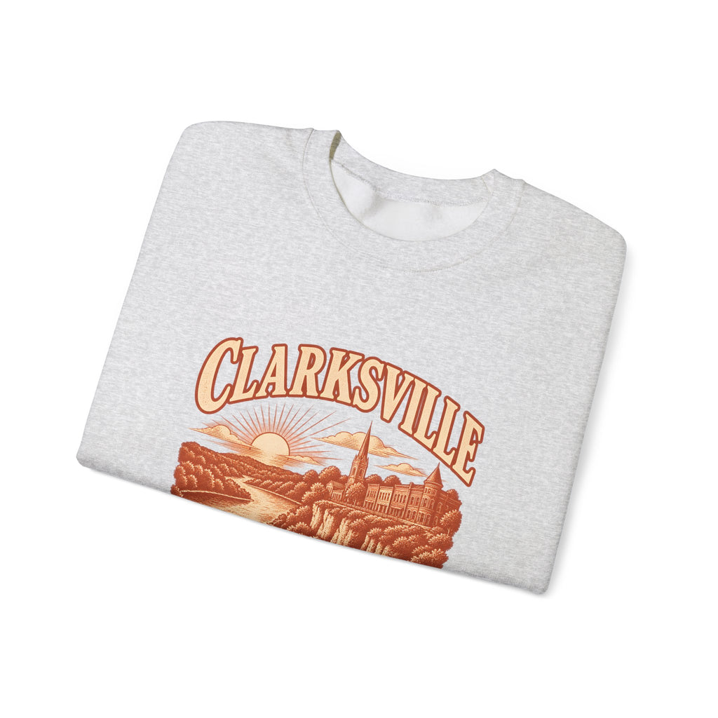 Clarksville Engraved Valley Crewneck Sweatshirt
