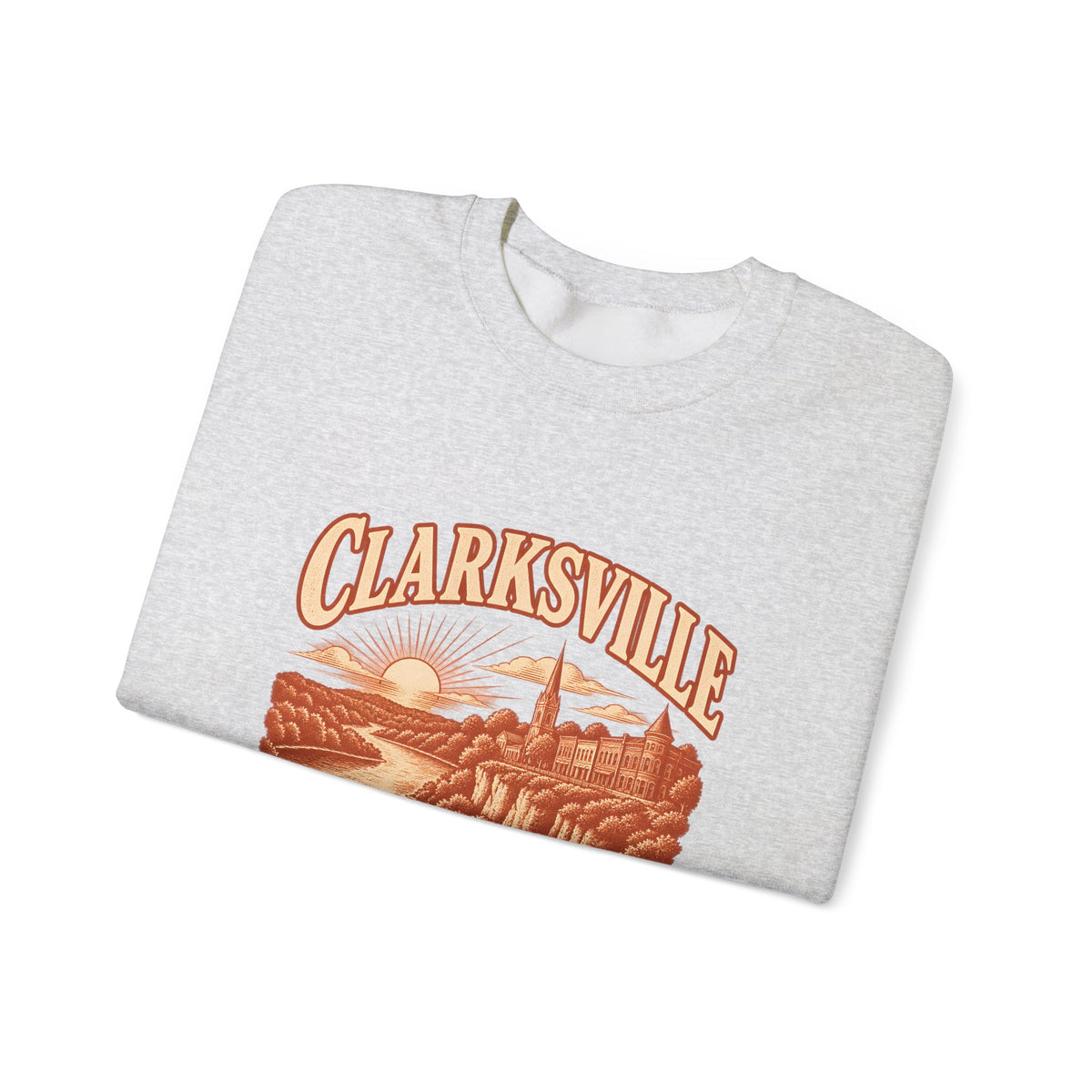 Clarksville Engraved Valley Crewneck Sweatshirt