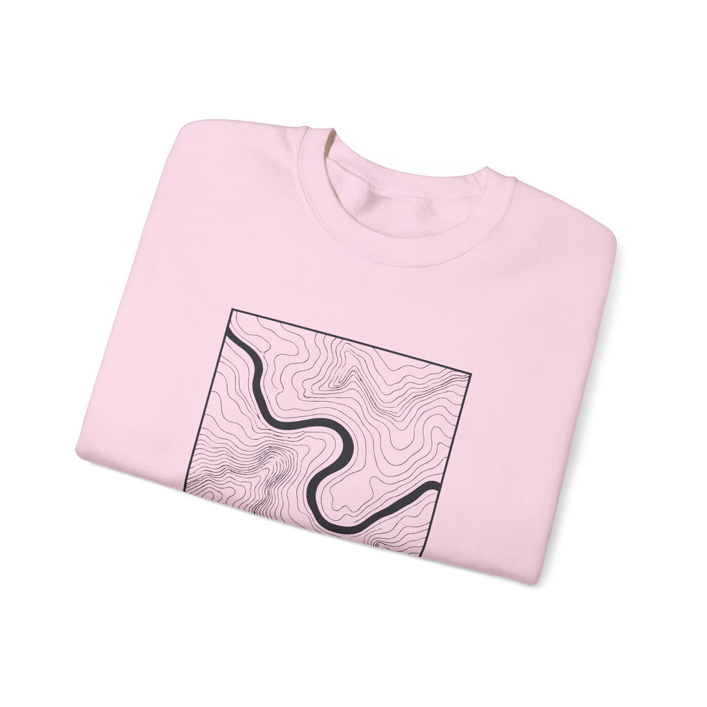 Chattanooga Topo Map Crewneck Sweatshirt