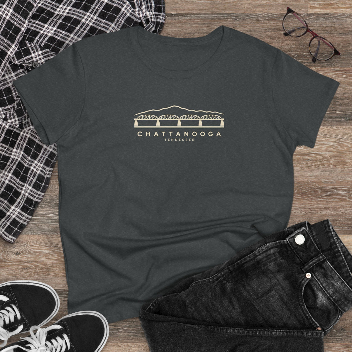Chattanooga Walnut Street Bridge Women's T-Shirt