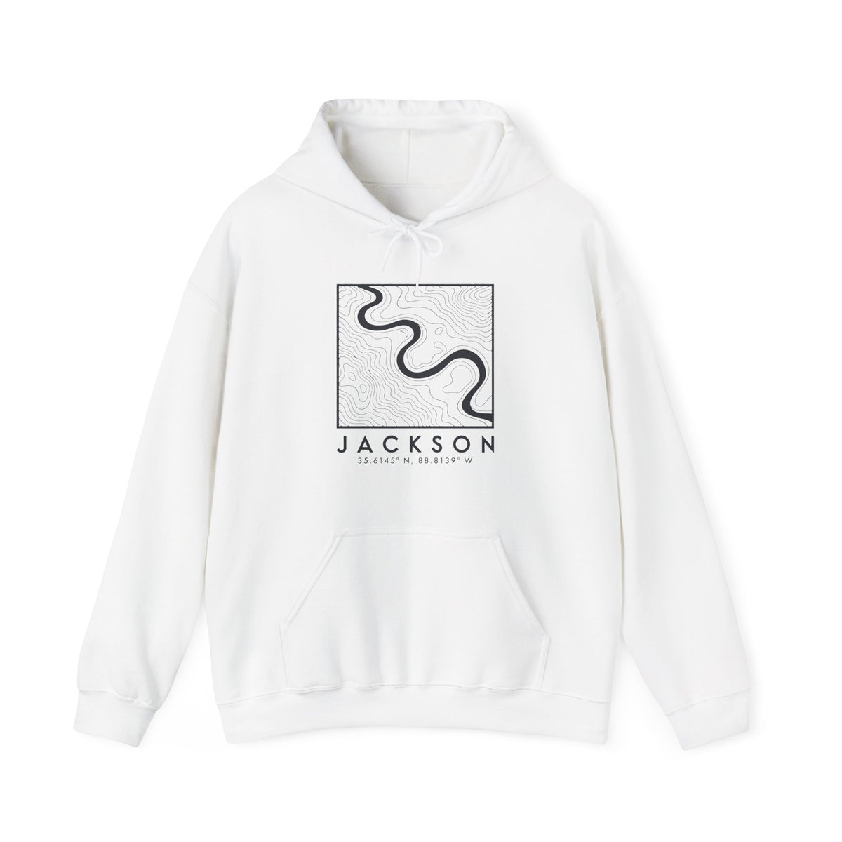 Jackson Topo Map Hoodie