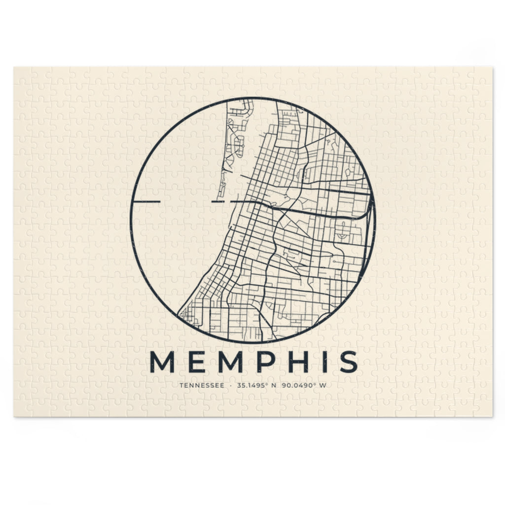 Memphis Street Map Puzzle