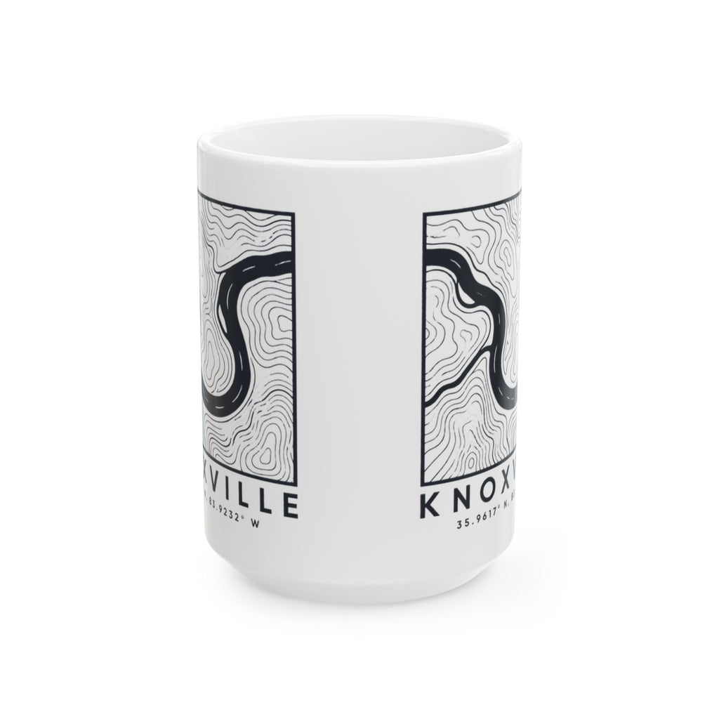 Knoxville Topo Map Mug