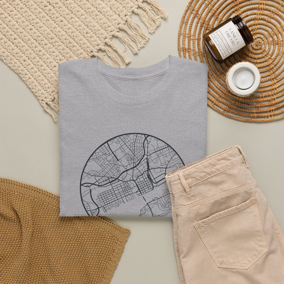 Knoxville Street Map T-Shirt