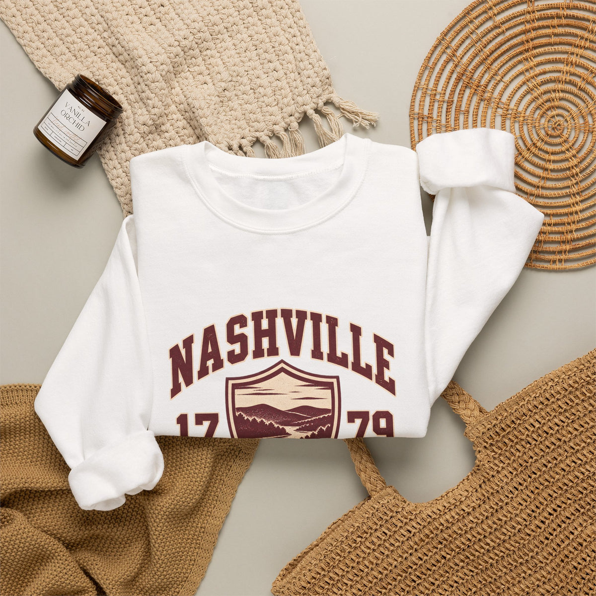 Nashville Athletic Dept Crewneck Sweatshirt