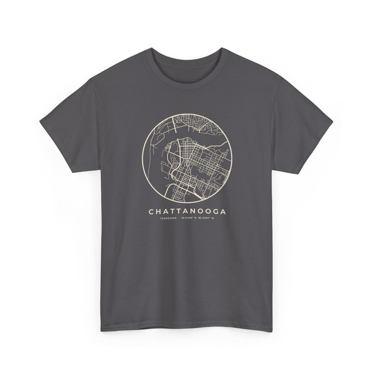 Chattanooga Street Map T-Shirt
