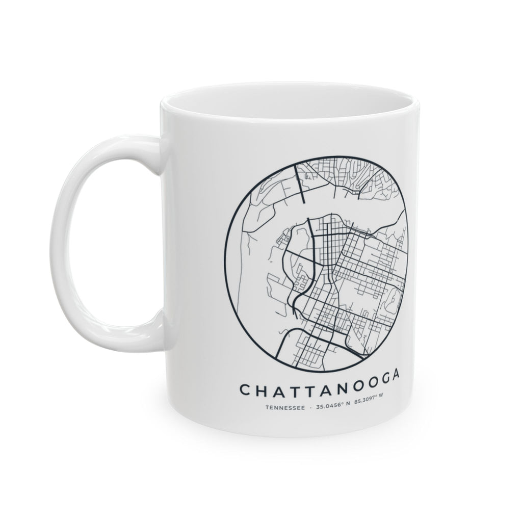 Chattanooga Street Map Mug