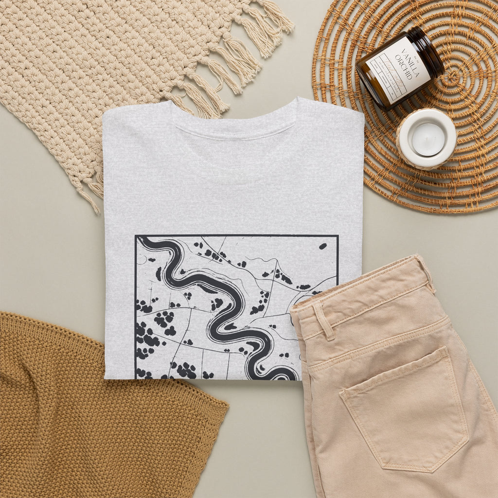 Murfreesboro Topo Map T-Shirt