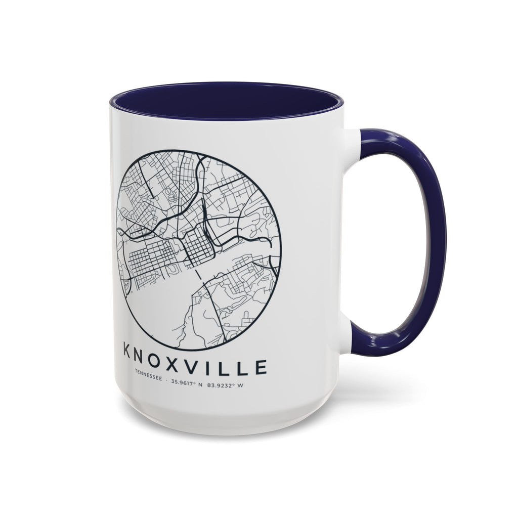 Knoxville Street Map Accent Mug