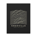 Knoxville Ridgeline Canvas Print (Black)