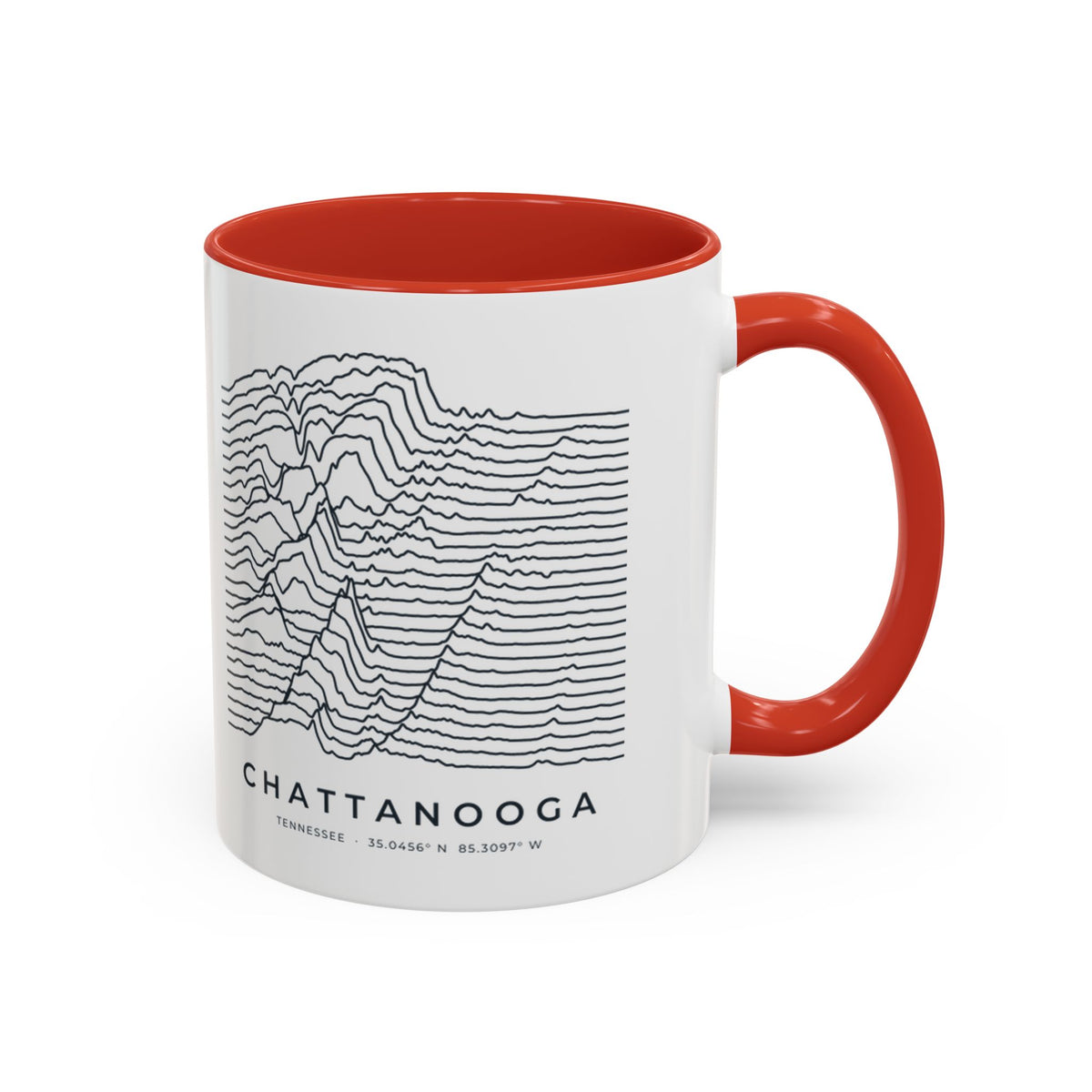 Chattanooga Ridgeline Accent Mug